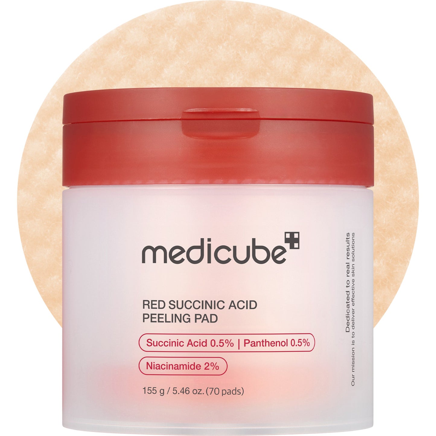 Red Succinic Acid Panthenol Pads