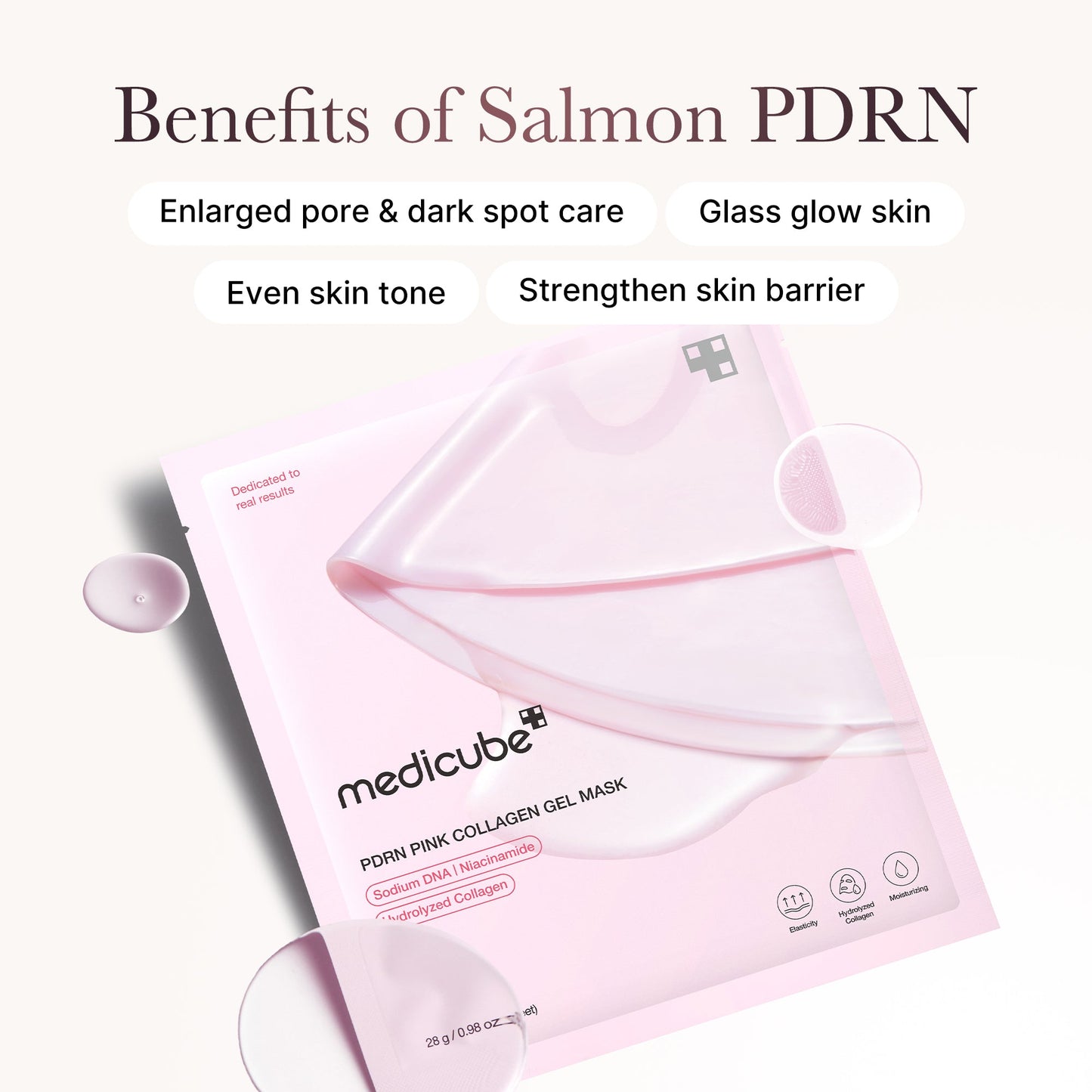 Salmon PDRN Pink Collagen Jelly Gel Mask (4ea)